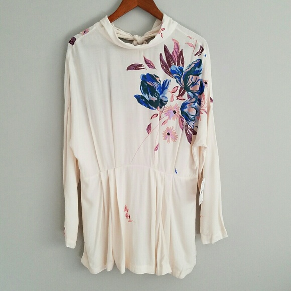Free People Dresses & Skirts - Free People Gemma floral tunic mini dress M